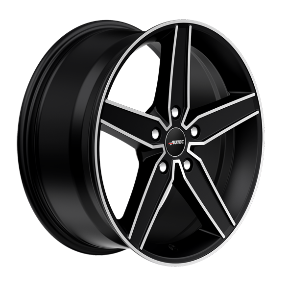 AUTEC Delano black matt polish hliníkové disky 7,5x17 5x108 ET45