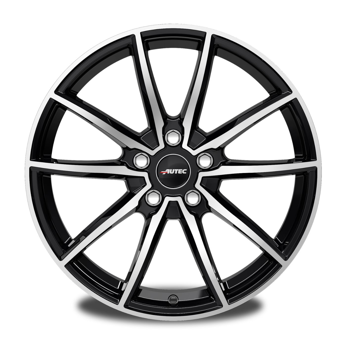 Skara in Schwarzpoliert, Front Ansicht